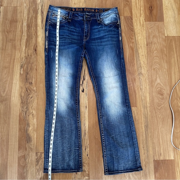 Rock Revival Easy Boot Jeans Plus Size 34 - Picture 15 of 16